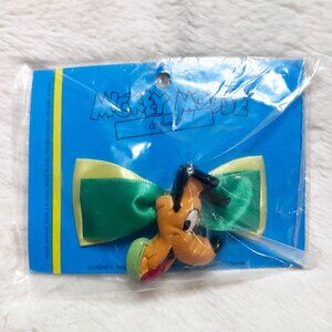 🔮 5/$25 Disney Vintage Hand Painted Pluto Hair Barrette‎